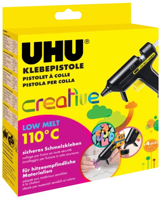 48610-UHU-Klebepistole-Low-Melt-110C-Creative-glue-gun-4-Patronen-DE-FR-IT-PT-EN-300dpi-180x220mm-C-NR-14773