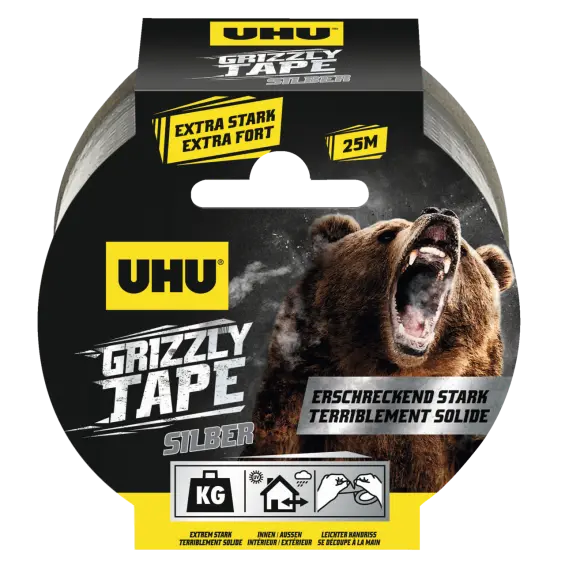 64618-UHU-GRIZZLY-TAPE-25m-silber-DEFRIT