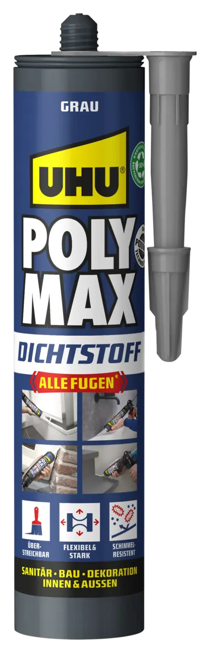 7006380-Article-pack-shot-front-straight-en-490-UHU-280ml-DE-UHUPOLYMAXDichtstoffgrau